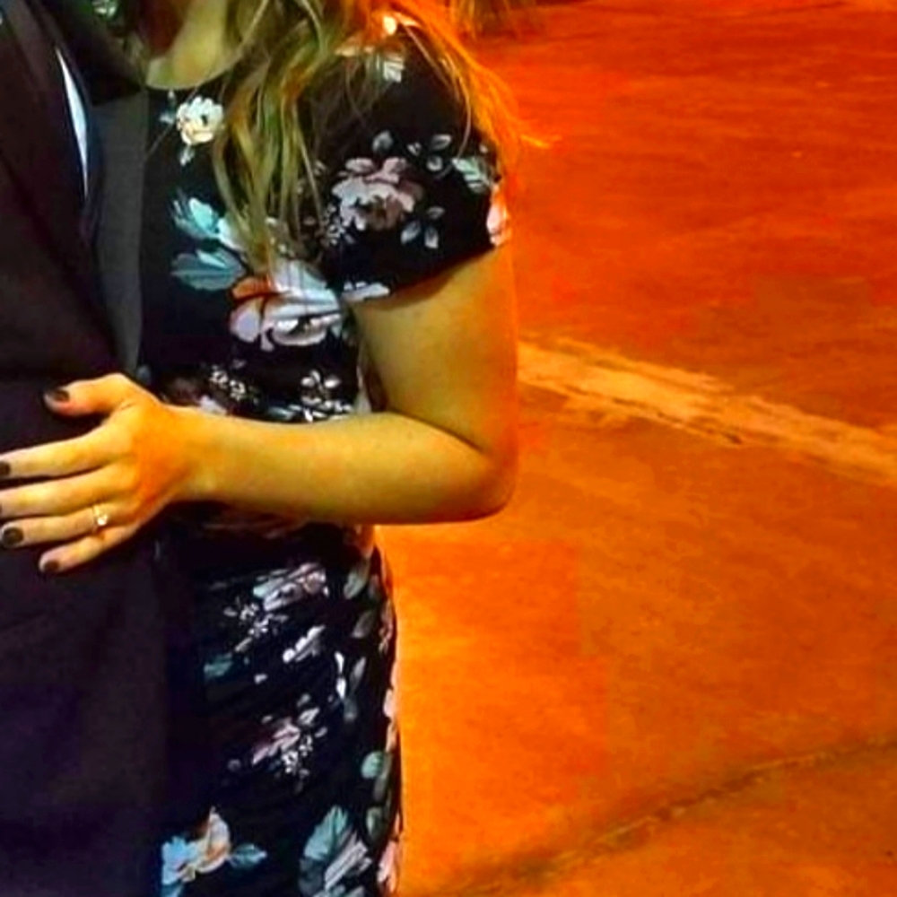 Floral bodycon dress